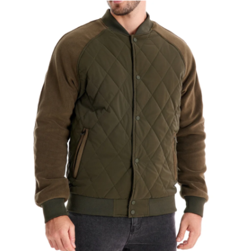 The Axel Men's Quilted Bomber Jacket